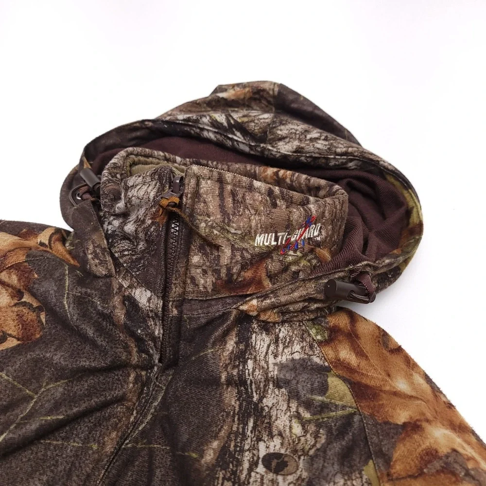 WOOLRICH MG3 Men's Medium Reversible Camo Hunting Jacket w/hood GUIDE COLLECTION